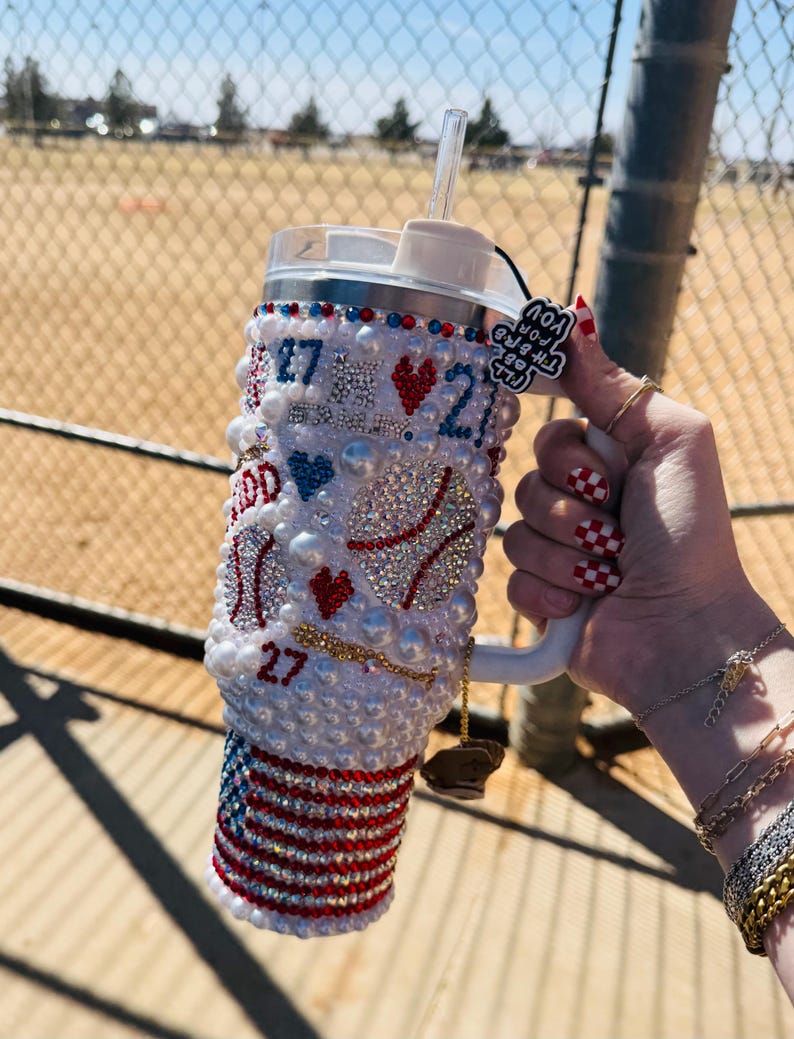 Custom blinged out stanley
